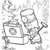 Doctor Masha coloring page