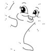 Dolphin dot the dots worksheet