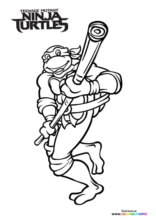 Teenage Mutant Ninja Turtles - Coloring Pages for kids | 100% free print