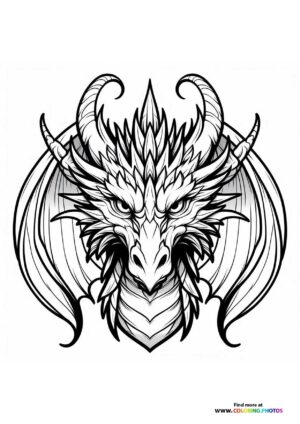 Dragon with horns
