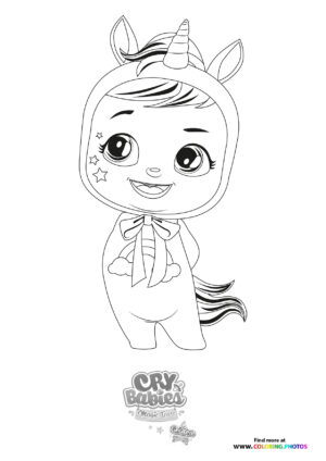 Cry Babies - Gold Edition - Coloring Pages for kids | Free and easy print