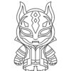 Tiny Drift - Fortnite coloring page