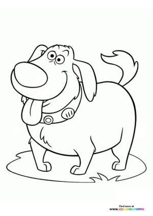 Dug Days coloring page