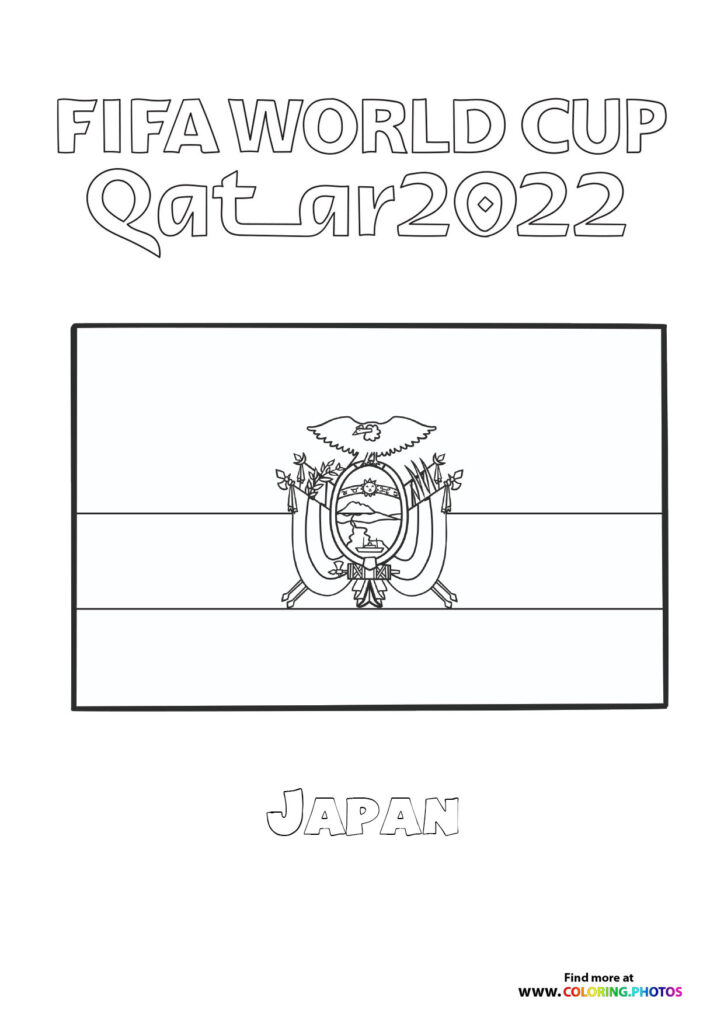 Japan Flag, FIFA World Cup Qatar 2022