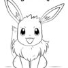 Eevee - Pokemon coloring page