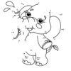 Elephant dot the dots worksheet