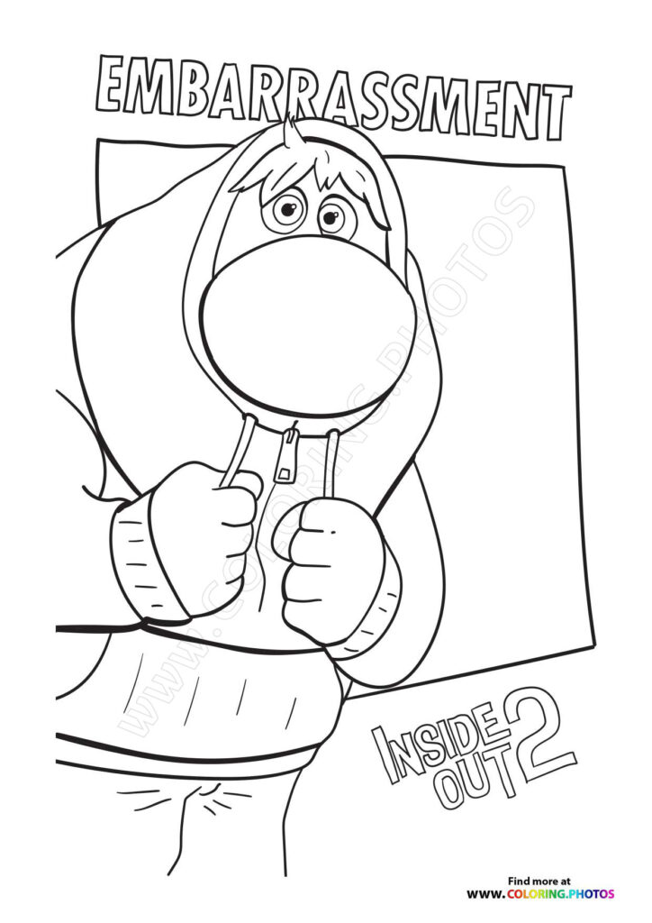 Free Inside Out 2 Coloring Pages Coloring Pages for kids