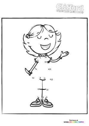 Emily connect the dots coloring page