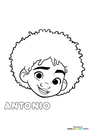Encanto Antonio coloring page