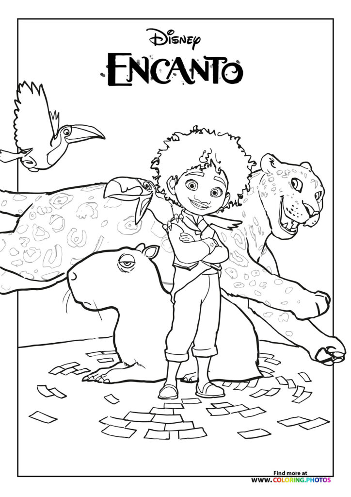 Antonio - Coloring Pages for kids