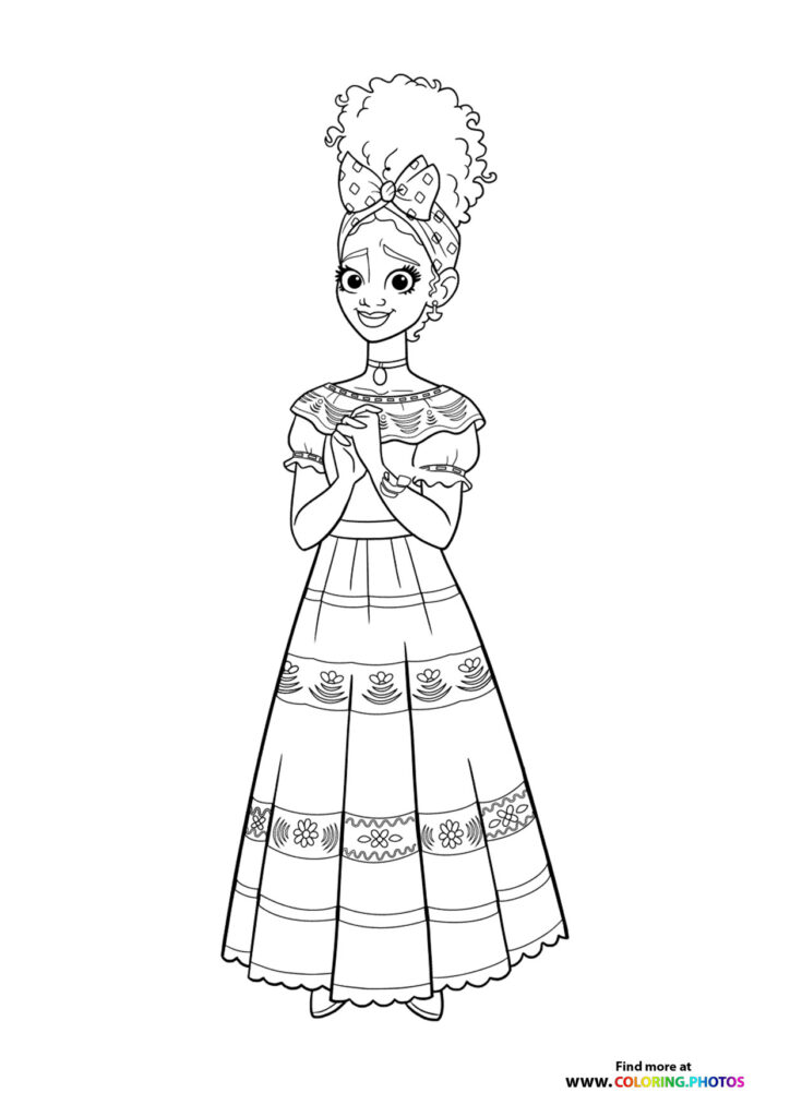 Disney Encanto Coloring Pages for kids Free coloring pages for print out