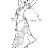 Encanto Isabella coloring page