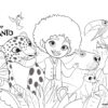 Encanto animals coloring page