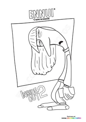 Free Inside Out 2 Coloring Pages - Coloring Pages for kids