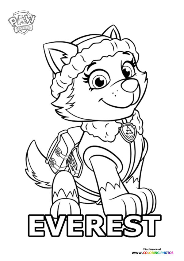 Paw Patrol: The Movie coloring pages for kids | Free print or download