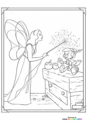 Pinocchio 2022 - Coloring Pages for kids | 100% free print or download