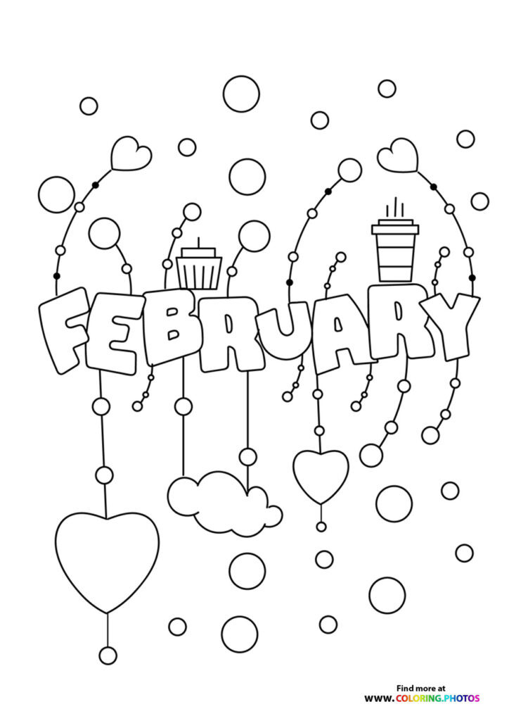 Valentines doodles - Coloring Pages for kids | Free and easy print