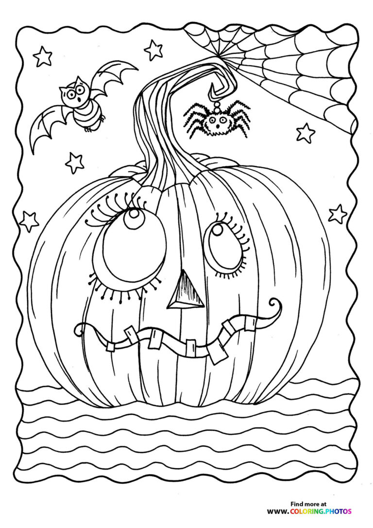 Halloween coloring pages | Free and easy print or download printables