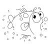Fish dot the dots worksheet