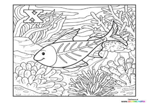 Fish in a sea