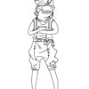 Fishsticks - Fortnite coloring page