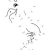 Flamingo dot the dots worksheet