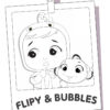 Flipy and Bubbles - Cry Babies coloring page