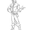 Flynn Rider from Tangled coloring page