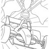 Formula 1 trophy coloring page