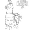 Fortnite Llama coloring page