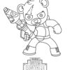 Fortnite Bear coloring page