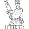 Fortnite coloring page