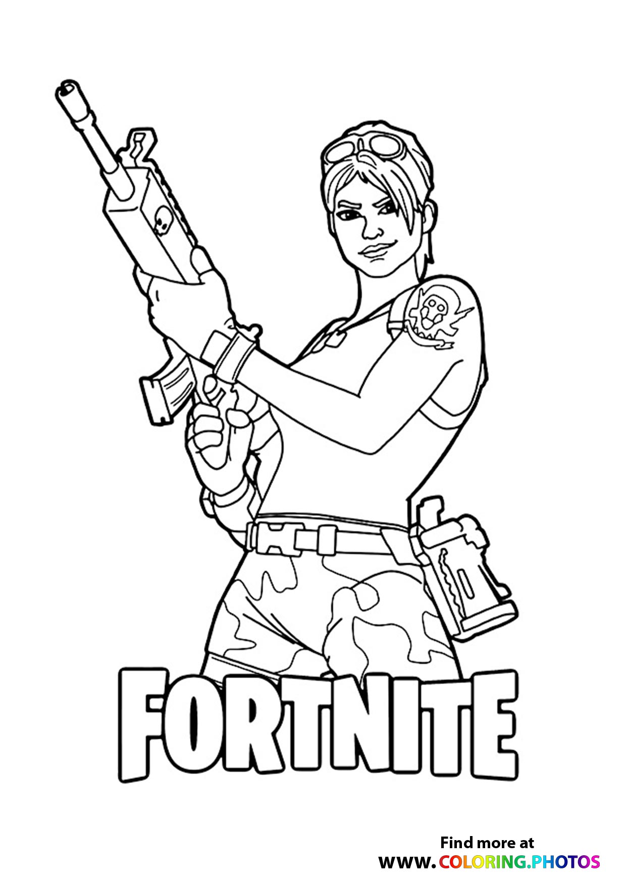 Fortnite   Coloring Pages for kids