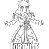 Fortnite Ice King coloring page