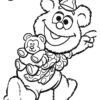 Fozzie - Muppet Babies coloring page