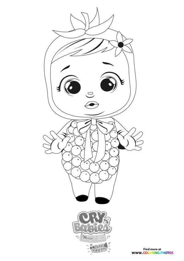 Framy - Cry Babies - Tutti Frutti coloring page