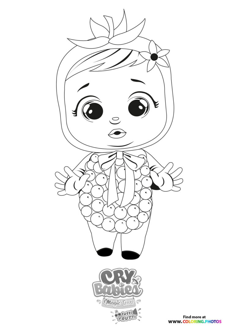 Cry Babies - Tutti Frutti - Coloring Pages for kids | Free and easy ...