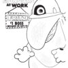 Fritz - Monsters at work coloring page