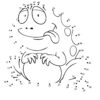 Frog dot the dots worksheet