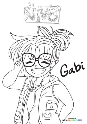 gabii coloring pages