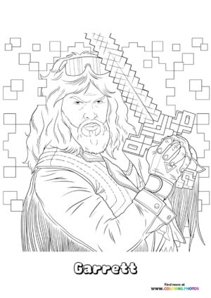 Garrett from Minecraft movie