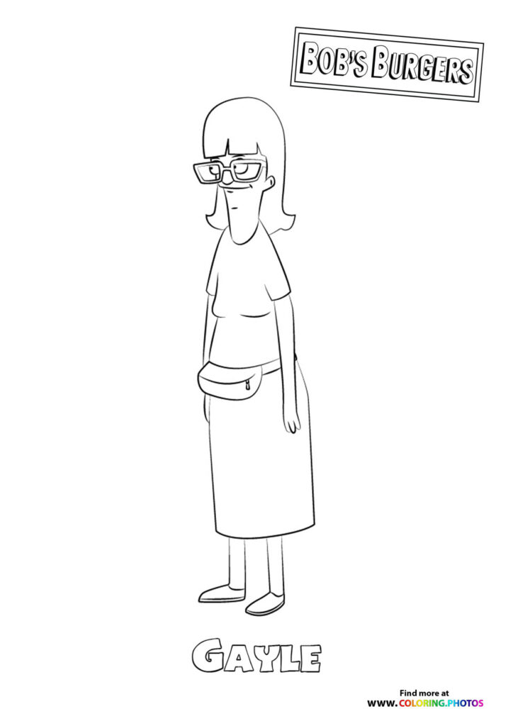 The Bob's Burgers Movie - Coloring Pages for kids | Free and easy print
