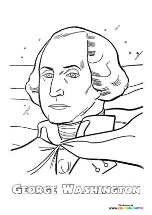 George Washington coloring page