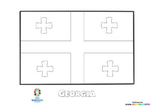 Georgia flag Euro 2024