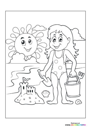 Luca swimming - Coloring Pages for kids