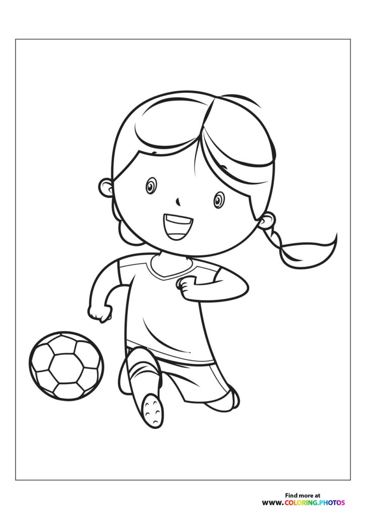 10 Fun Girl Soccer Coloring Pages for Young Athletes