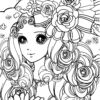 Girl-12 coloring page for Adults