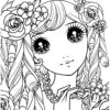 Girl-4 coloring page for Adults