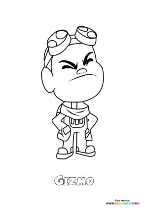 Gizmo Teen Titans Go - Coloring Pages for kids