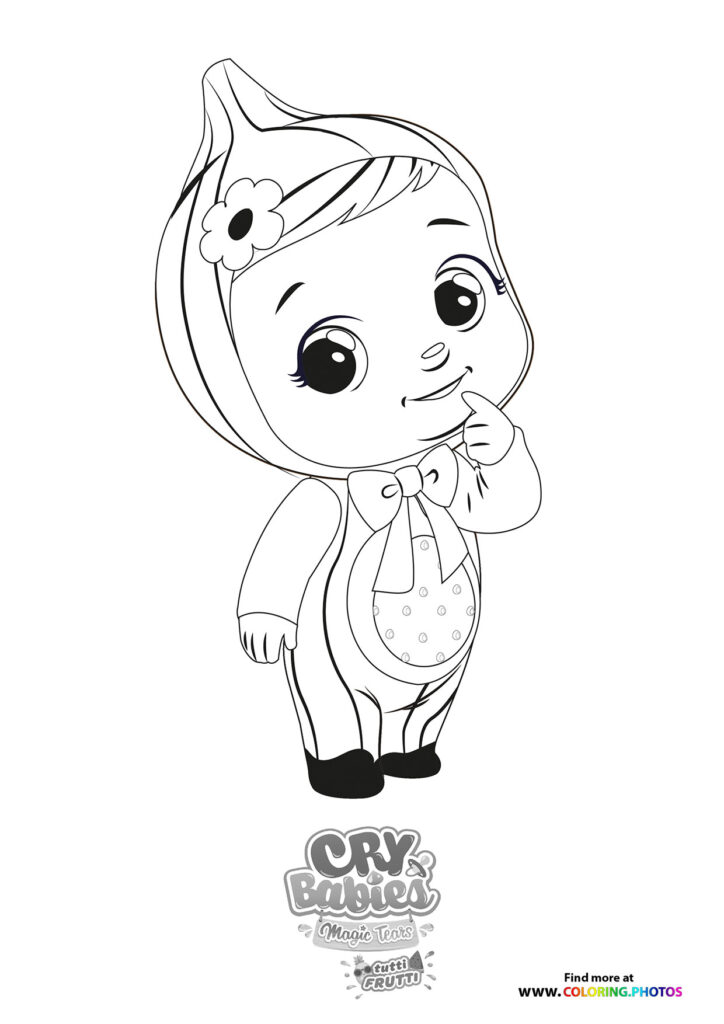 Cry Babies - Tutti Frutti - Coloring Pages for kids | Free and easy ...